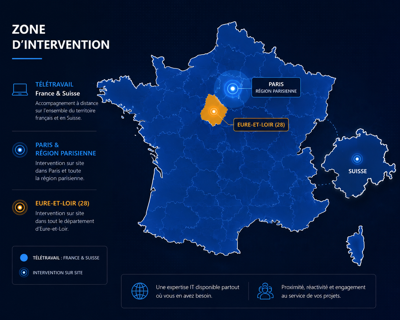 Zone d'intervention EBFConsulting